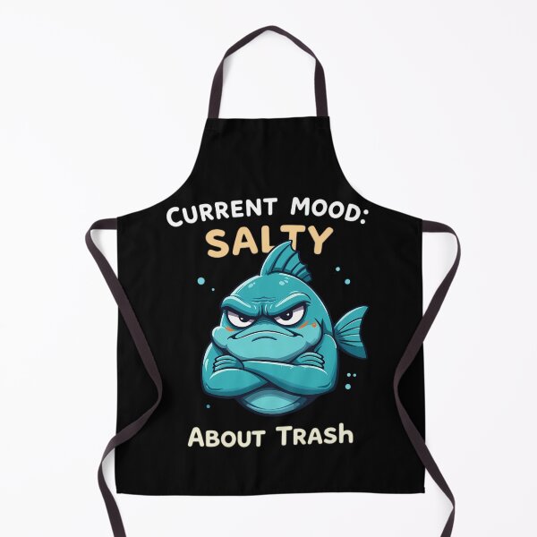 Item preview, Salty Fish Against Ocean Trash - World Ocean Day designed and sold by IndulgentBob.
