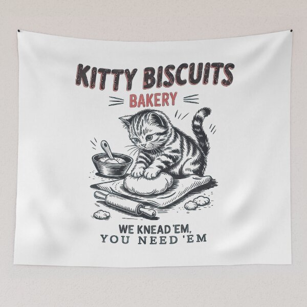 Item preview, Kitty Biscuits Bakery Meme designed and sold by SpeedyPrints.