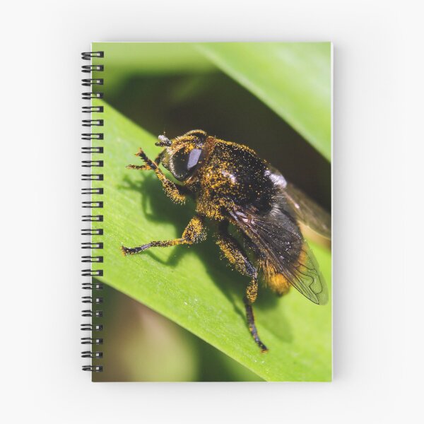 Item preview, hoverfly covered in pollen designed and sold by GreyFeatherPhot.