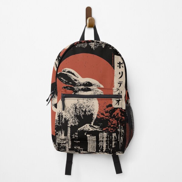 Item preview, Giant Rabbit – Surreal Bunny Over a Modern Cityscape designed and sold by TuncGK.