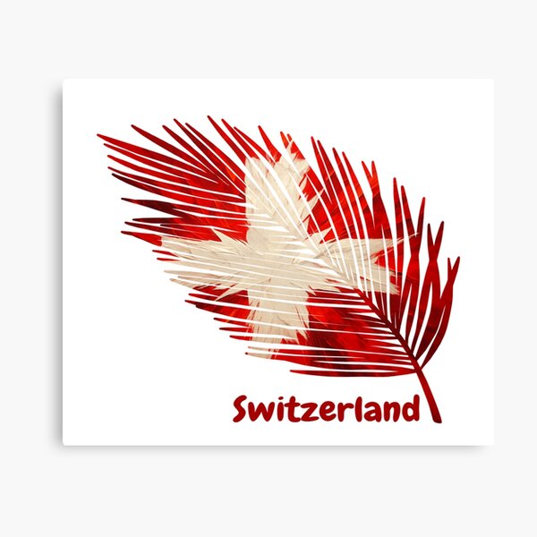 Item preview, Abstract Flag of Switzerland – Feather Design designed and sold by ArteJorge48.