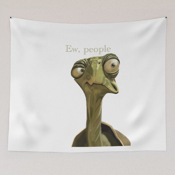 Item preview, Funny Anti-Social Turtle Meme – “Ew People” Sarcastic Humor Design designed and sold by jassoart.