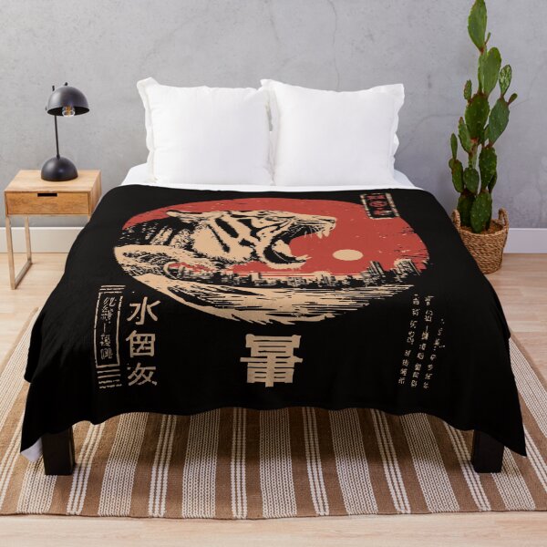 Item preview, Giant Tiger – Roaring Predator Above the City with Red Sun designed and sold by TuncGK.