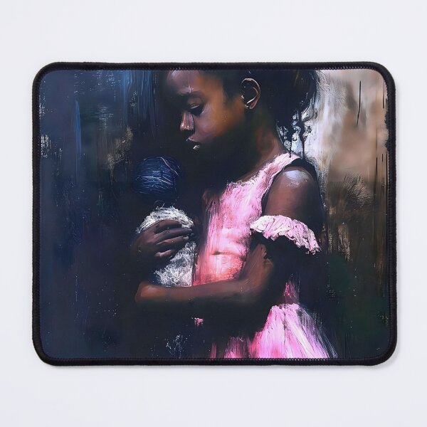 Item preview, Pretty Little Black Girl Abstract Art designed and sold by ArtbyJustis.
