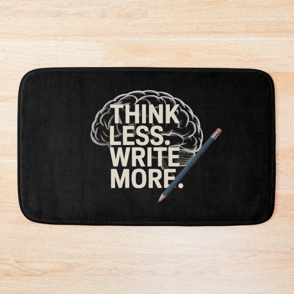 Item preview, Think less. Write more. designed and sold by Worldofgifts.