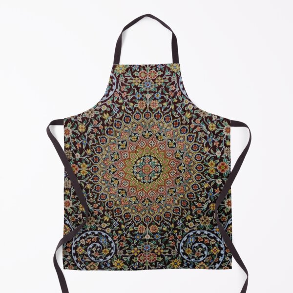 Item preview, Persian traditional carpet art floral pattern designed and sold by Farzad Designs.