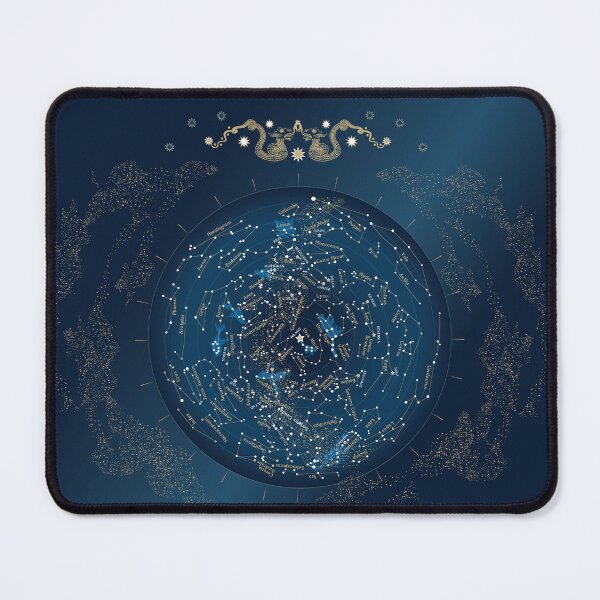 Item preview, Elegant Northern Hemisphere Sky Map: A Celestial Journey of Wonder designed and sold by Starpuffdesign.