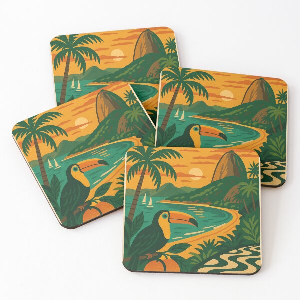 Item preview, Brazil folk art rio de janeiro travel designed and sold by Spanish Castles.