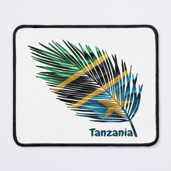 Item preview, Abstract Flag of Tanzania – Feather Design designed and sold by ArteJorge48.