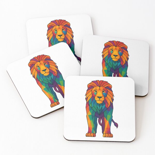 Item preview, Prismatic Lion Front-Facing designed and sold by TheWonkyEaselCo.