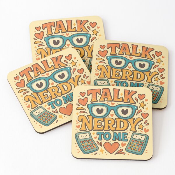 Item preview, Talk Nerdy to Me – Cute Geeky Calculator Love designed and sold by GirlyPopped.