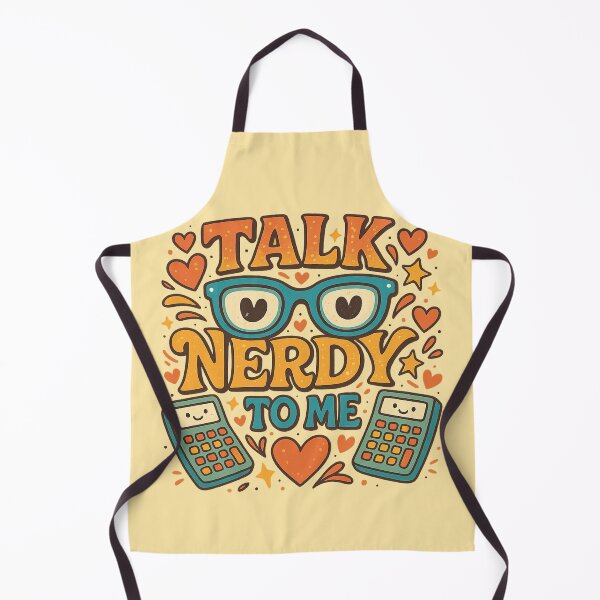 Item preview, Talk Nerdy to Me – Cute Geeky Calculator Love designed and sold by GirlyPopped.