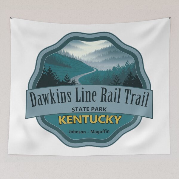Item preview, Dawkins Line Rail Trail, Johnson and Magoffin Counties, Kentucky" designed and sold by Wanderful-roads.