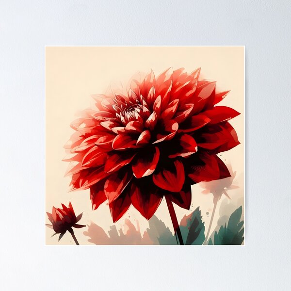 Item preview, Dahlia  designed and sold by GraphicsClub.