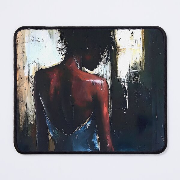 Item preview, Pretty Black Woman Abstract Art designed and sold by ArtbyJustis.