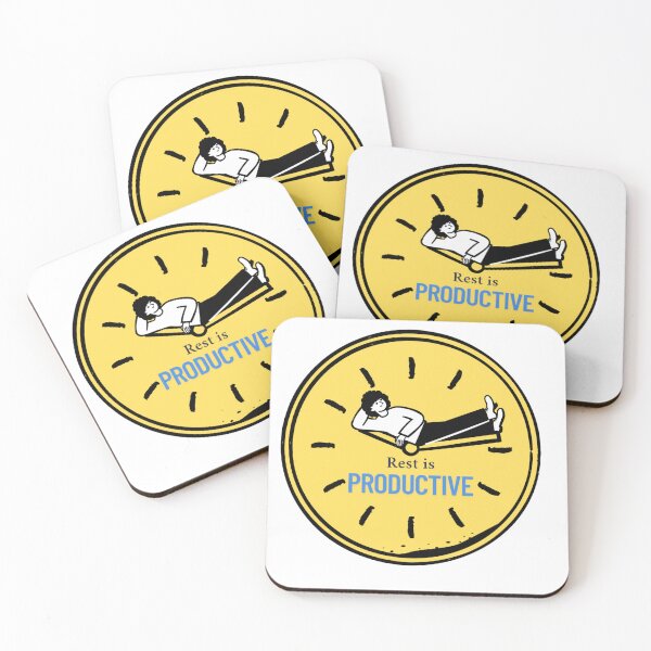 Item preview, Rest is Productive – Self Care Quote Design designed and sold by ShivThulirVerse.