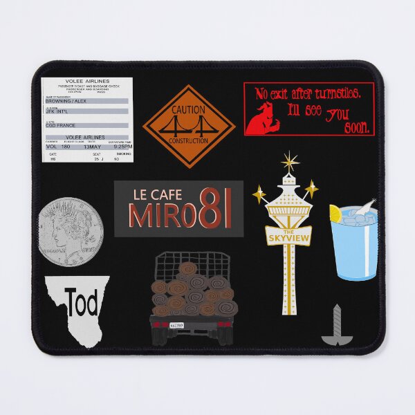 Item preview, final destination collage (ominous signs & items from each movie) designed and sold by Soulfate.