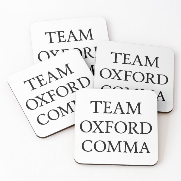 Item preview, Team Oxford Comma Funny Grammar Nerd Design designed and sold by JackCurtis1991.