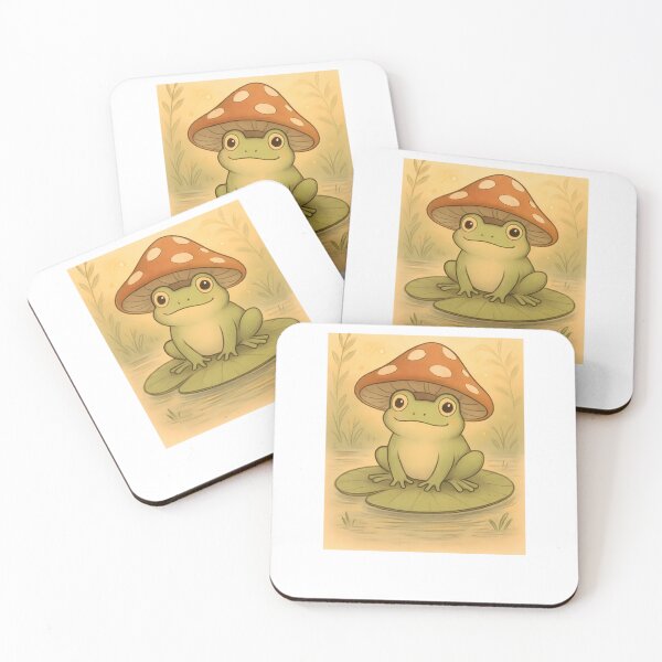 Item preview, Cute Frog Mushroom Hat designed and sold by VibeTCreations.