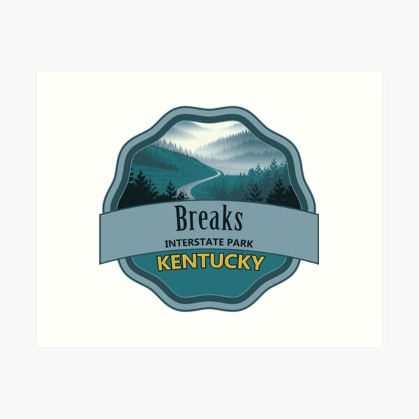 Item preview, Breaks Interstate Park, Pike County, Kentucky designed and sold by Wanderful-roads.