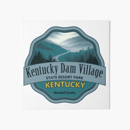 Item preview, Kentucky Dam Village State Resort Park, Marshall County, Kentucky designed and sold by Wanderful-roads.