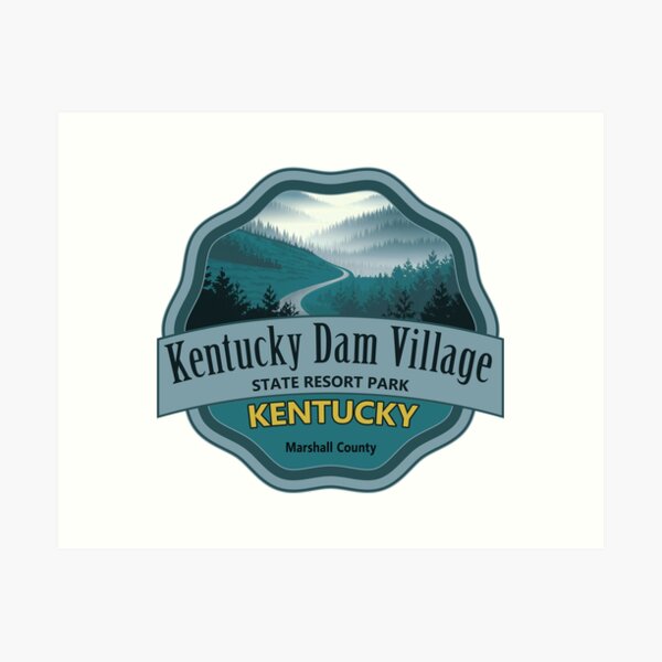 Item preview, Kentucky Dam Village State Resort Park, Marshall County, Kentucky designed and sold by Wanderful-roads.