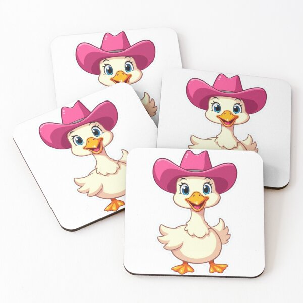 Item preview, Goose – Funny Cartoon Goose in a Pink Cowboy Hat designed and sold by DeclansArts.