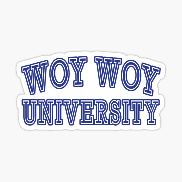 Item preview, Woy Woy University designed and sold by ASKEW GRAPHICS.