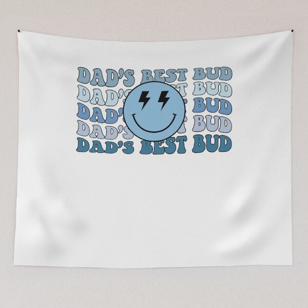 Item preview, Dad’s Best Bud Smiley Face Cute Smiley Face Father’s designed and sold by XuanhieuBp.