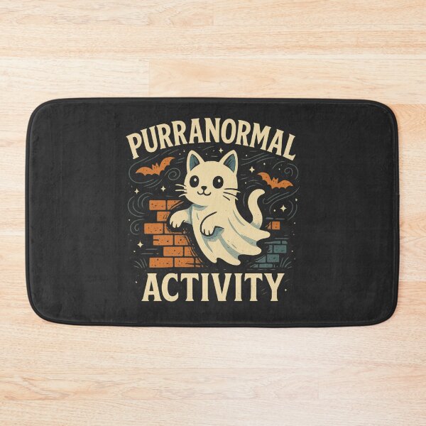 Item preview, Purranormal Activity – Funny Ghost Cat Halloween designed and sold by GirlyPopped.