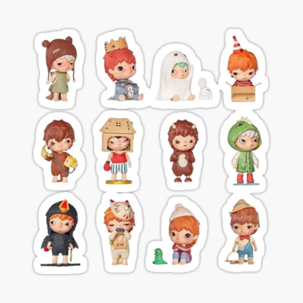 Item preview, Hirono Figure Sticker Pack – The Other One designed and sold by DeclansArts.