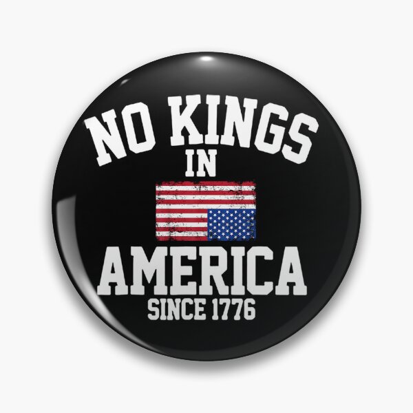 Item preview, No Kings in America - Patriotic Anti-Monarchy Statement funny 2025 designed and sold by kawaiivsglitch.