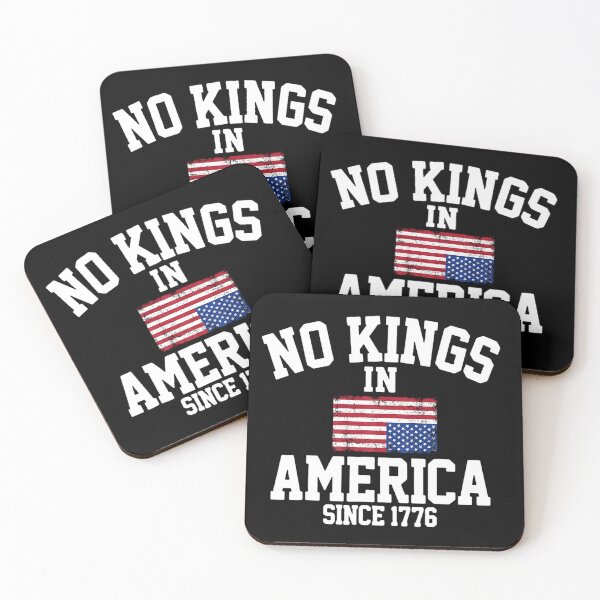 Item preview, No Kings in America - Patriotic Anti-Monarchy Statement funny 2025 designed and sold by kawaiivsglitch.