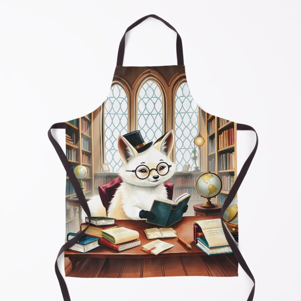 Item preview, A stylish arctic fox with glasses designed and sold by Marcu Ioachim.