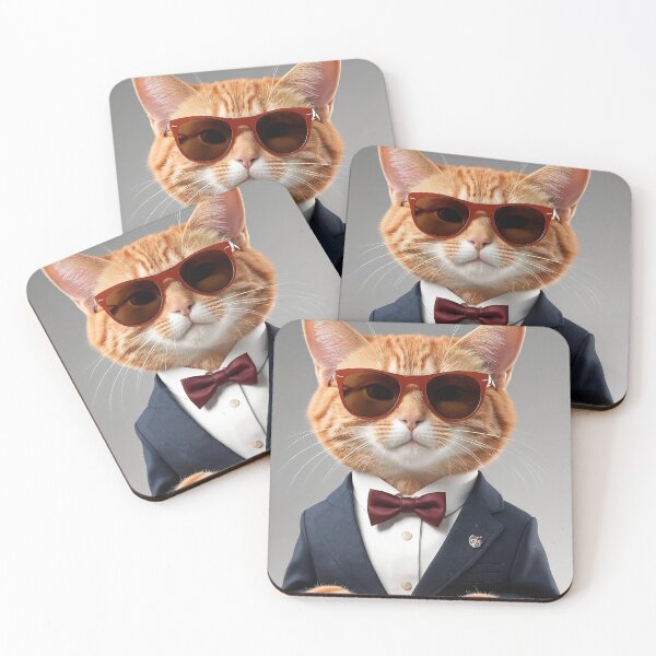Item preview, "Classy Cat in a Suit – Stylish Gentleman Kitty" designed and sold by JuliJoy.