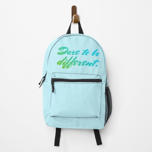 Item preview, Dare to Be Different - Green Teal Sky Blue designed and sold by sillyjess.