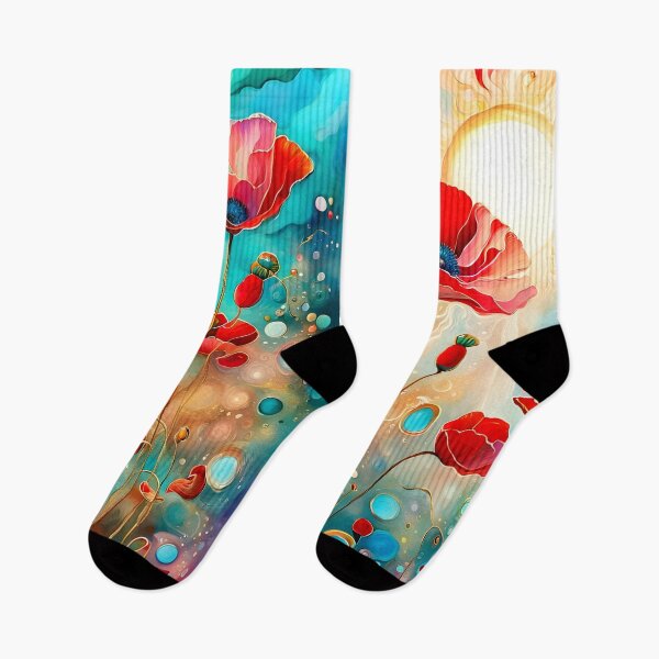 Item preview, Attractive Red Poppies Under The Sun designed and sold by Lightworker11.