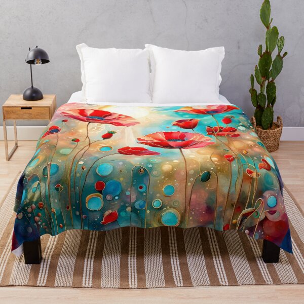 Item preview, Attractive Red Poppies Under The Sun designed and sold by Lightworker11.