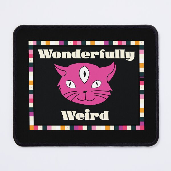 Item preview, Bold Funny Quirky Cat Wonderfully Weird Shirts Journals And Stickers For Eccentrics designed and sold by Apotheosis by Irie Meraki.