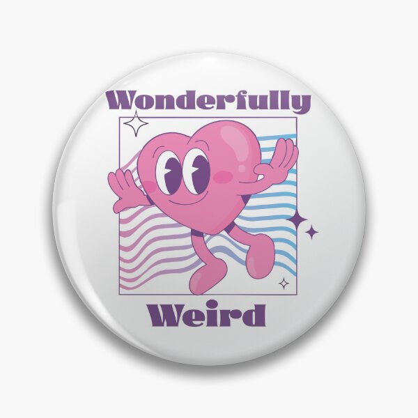 Item preview, Cute Funny Quirky Heart Wonderfully Weird Shirts Journals And Stickers For Eccentrics designed and sold by Apotheosis by Irie Meraki.