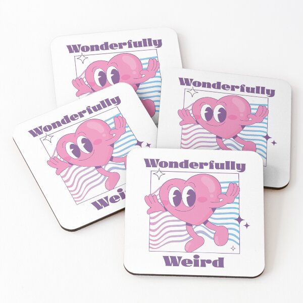 Item preview, Cute Funny Quirky Heart Wonderfully Weird Shirts Journals And Stickers For Eccentrics designed and sold by Apotheosis by Irie Meraki.