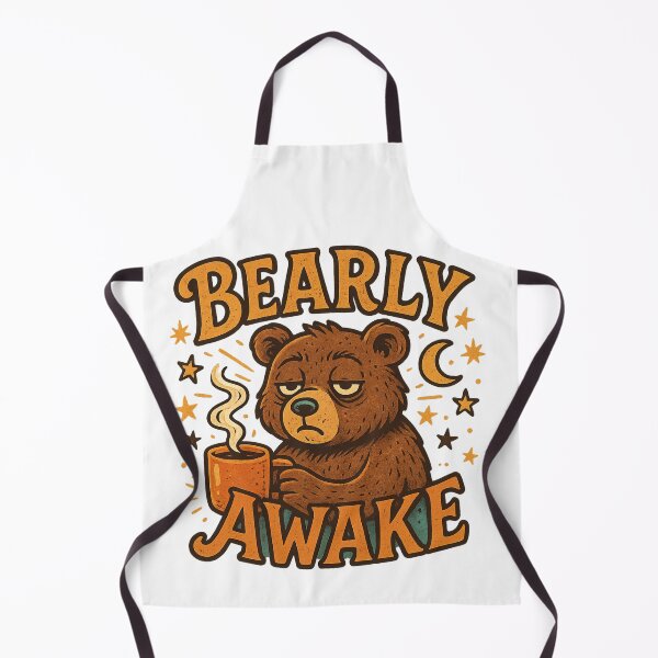 Item preview, Bearly Awake – Funny Sleepy Bear Coffee Lover designed and sold by GirlyPopped.