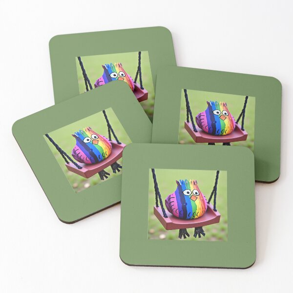 Item preview, Rainbow chicken at the park  designed and sold by Lauracolleen3.