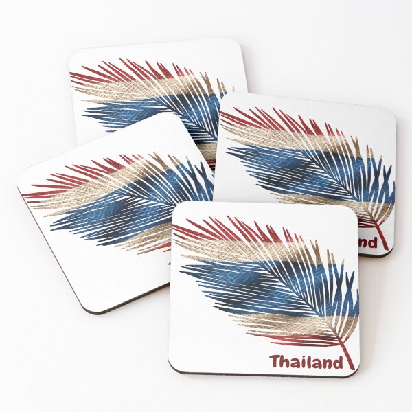 Item preview, Abstract Flag of Thailand – Feather Design designed and sold by ArteJorge48.