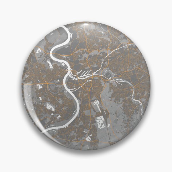 Item preview, Duisburg City Map of Germany - Bauhaus designed and sold by deMAP.