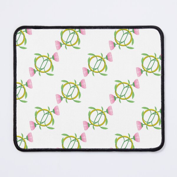 Item preview, Attractive Flowers and Rings Pattern designed and sold by ChimaGraphics.