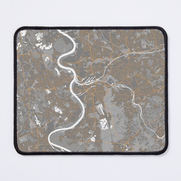 Item preview, Duisburg City Map of Germany - Bauhaus designed and sold by deMAP.