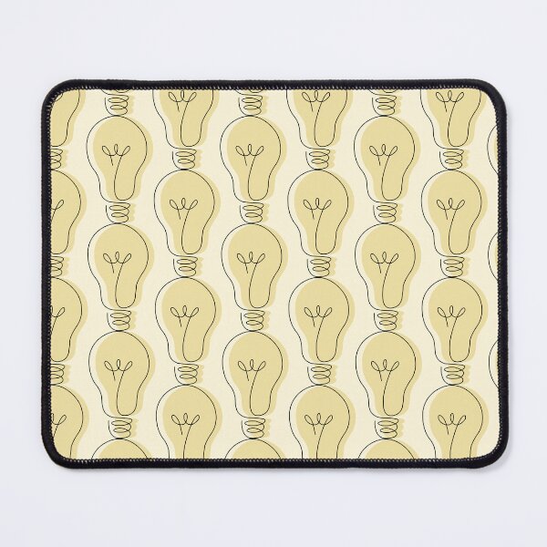 Item preview, Light bulb line art designed and sold by TrulyRuby.