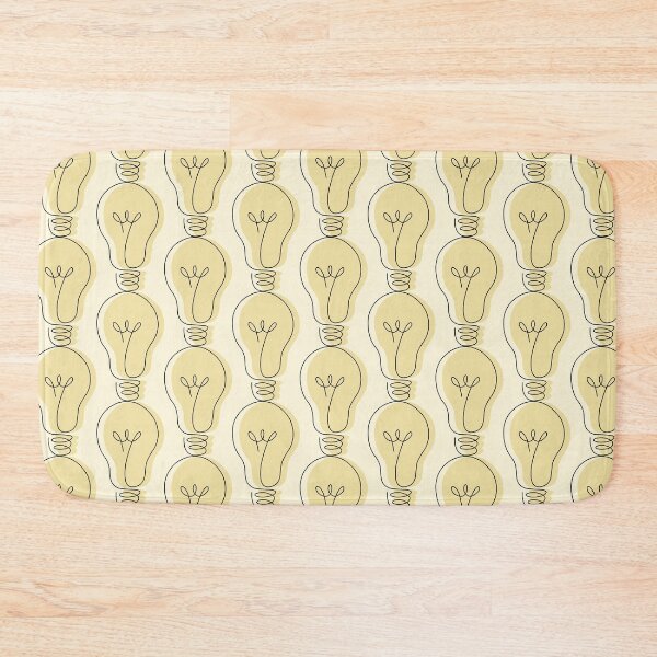 Item preview, Light bulb line art designed and sold by TrulyRuby.