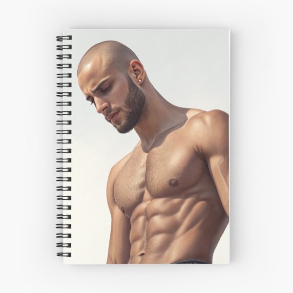 Item preview, Muscle hunk looking down designed and sold by gayishdesign.
